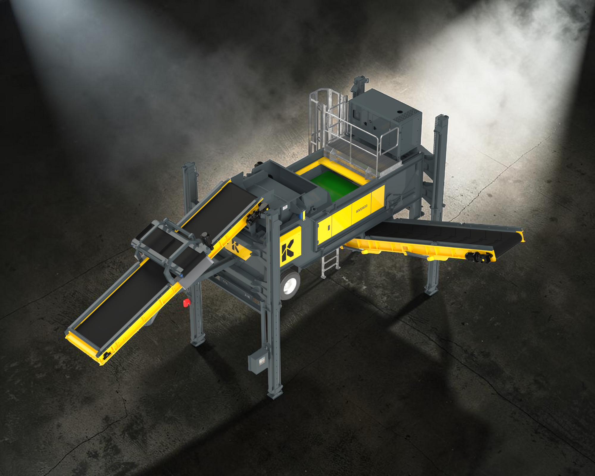 Mobile Eddy Current Separator