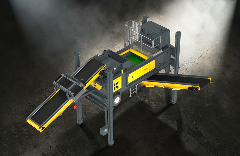 Mobile Eddy Current Separator from Kiverco